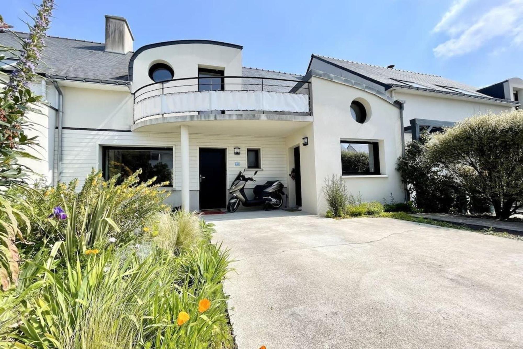Jolie Maison Moderne A 200M Du Port De Lomener Ploemeur Exteriér fotografie